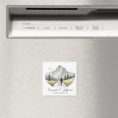Yosemite National Park Wedding Magnet - Aangepast (Insitu (Vaatwasser))