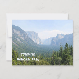 Yosemite National Park Zomer in de bergen Briefkaart