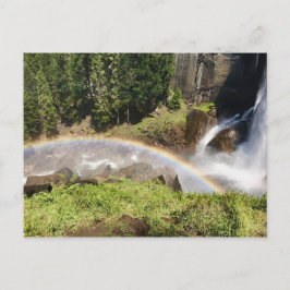 Yosemite Nationalpark Kalifornien Regenbogen am Wa Briefkaart