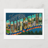 Yosemite Nat'l Park, Californië Briefkaart (Voorkant)