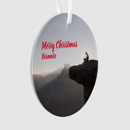 Yosemite Nat'l Park kerstversiering Ornament (voorkant)