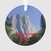 Yosemite Nat'l Park kerstversiering Ornament (achterkant)