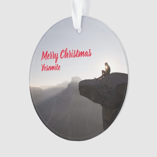 Yosemite Nat'l Park kerstversiering Ornament (voorkant)