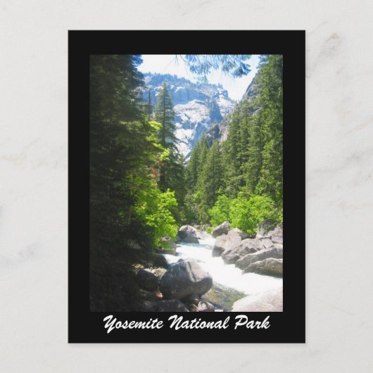yosemite np briefkaart (Voorkant)