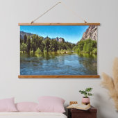 YOSEMITE OASIS houten bovenwerk wandtapijt Hangend Wandkleed (Slaapkamer)