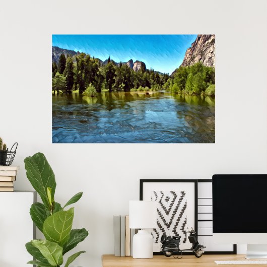 YOSEMITE OASIS Poster (Thuiskantoor)