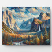 Yosemite olieverfschilderij fotoplaat (Voorkant)