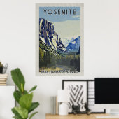 Yosemite Park Poster (Thuiskantoor)
