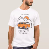 Yosemite Park Road Trip T-shirt (Voorkant)