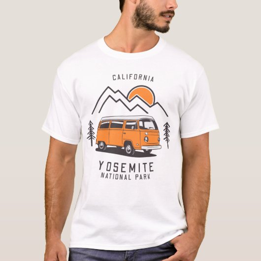 Yosemite Park Road Trip T-shirt (Voorkant)