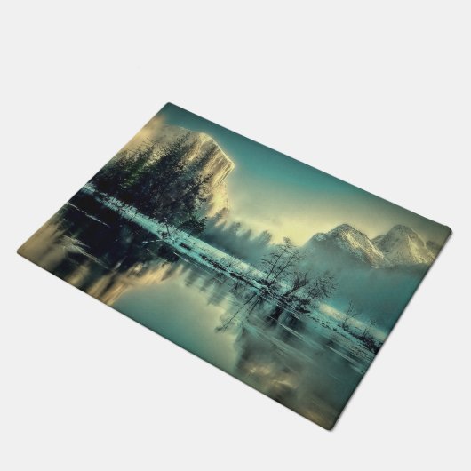 Yosemite Park Sunrise Deurmat (Schuin)
