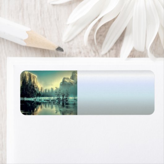 Yosemite Park Sunrise Etiket (Insitu)