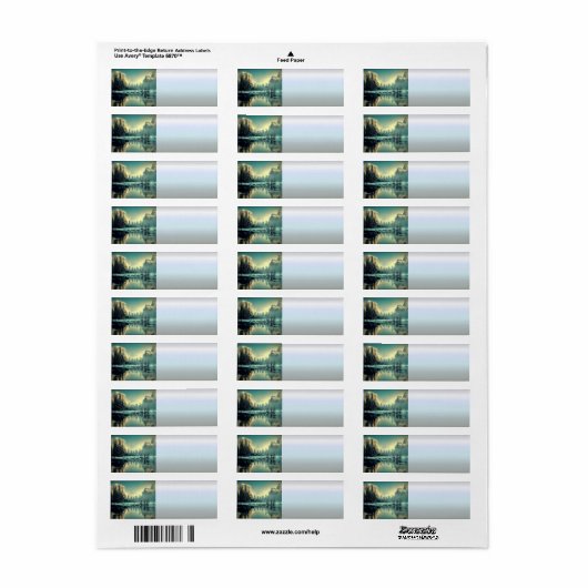Yosemite Park Sunrise Etiket (Full Sheet)