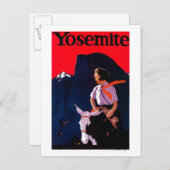 Yosemite poster Yosemite, CA Briefkaart (Voorkant / Achterkant)