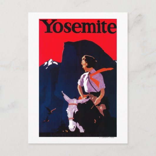 Yosemite poster Yosemite, CA Briefkaart (Voorkant)