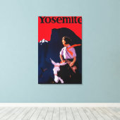 Yosemite poster Yosemite, CA Canvas Afdruk (Insitu (Houten vloer))