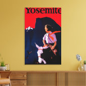 Yosemite poster Yosemite, CA Canvas Afdruk (Insitu (Woonkamer))