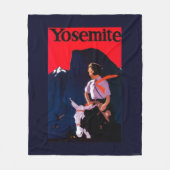 Yosemite  poster Yosemite, CA Fleece Deken (Voorkant)