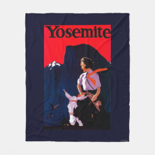 Yosemite  poster Yosemite, CA Fleece Deken
