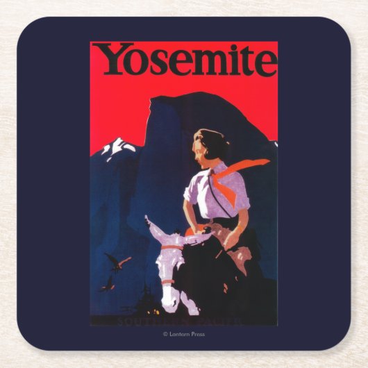 Yosemite  poster Yosemite, CA Kartonnen Onderzetters (Voorkant)