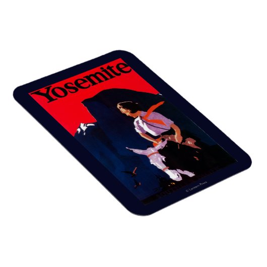 Yosemite  poster Yosemite, CA Magneet (Rechterzijde)