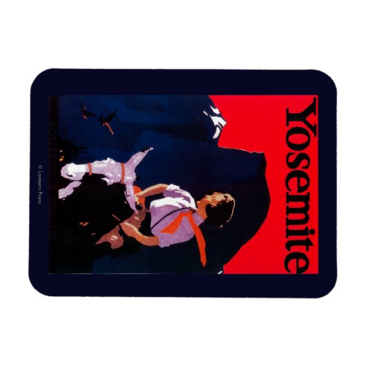 Yosemite  poster Yosemite, CA Magneet (Horizontaal)