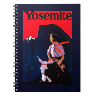 Yosemite  poster Yosemite, CA Notitieboek