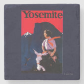 Yosemite  poster Yosemite, CA Stenen Onderzetter (Voorkant)