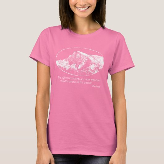 Yosemite Quote T-shirt (Voorkant)