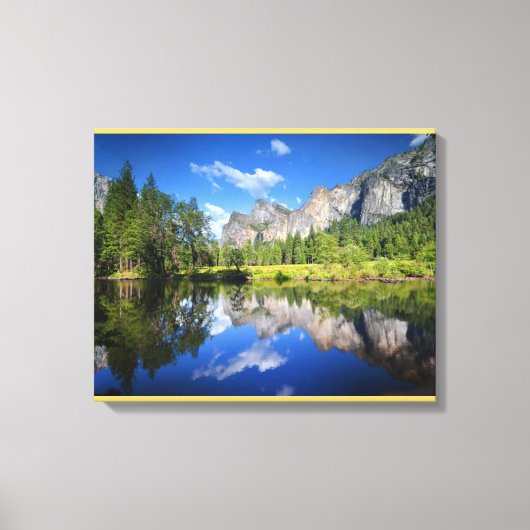 Yosemite Reflection Canvas Afdruk (Voorkant)