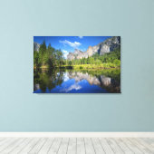 Yosemite Reflection Canvas Afdruk (Insitu (Houten vloer))
