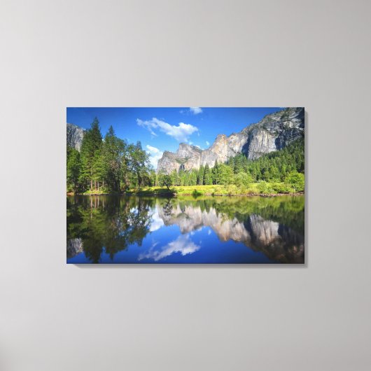 Yosemite Reflection Canvas Afdruk (Voorkant)