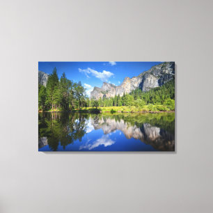 Yosemite Reflection Canvas Afdruk