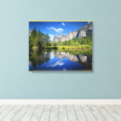 Yosemite Reflection Canvas Afdruk (Insitu (Houten vloer))