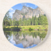 Yosemite Reflection Zandsteen Onderzetter (Voorkant)