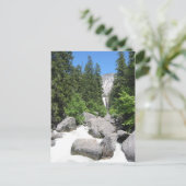 yosemite riviersteen briefkaart (Staand voorkant)
