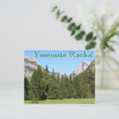 Yosemite Rocks! Briefkaart (Staand voorkant)
