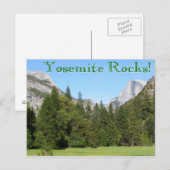 Yosemite Rocks! Briefkaart (Voorkant / Achterkant)