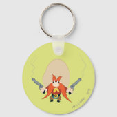 Yosemite Sam Back Off Sleutelhanger (Voorkant)