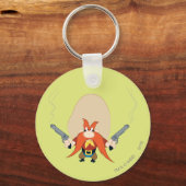 Yosemite Sam Back Off Sleutelhanger (Voorkant)