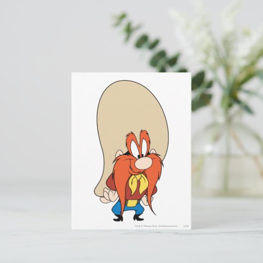 Yosemite Sam Hands op heupen Briefkaart (Staand voorkant)