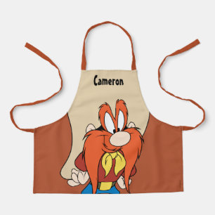 Yosemite Sam Hands op heupen Schort