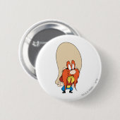Yosemite Sam Hands op Hips Ronde Button 5,7 Cm (Voorkant /achterkant)