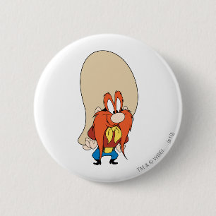Yosemite Sam Hands op Hips Ronde Button 5,7 Cm