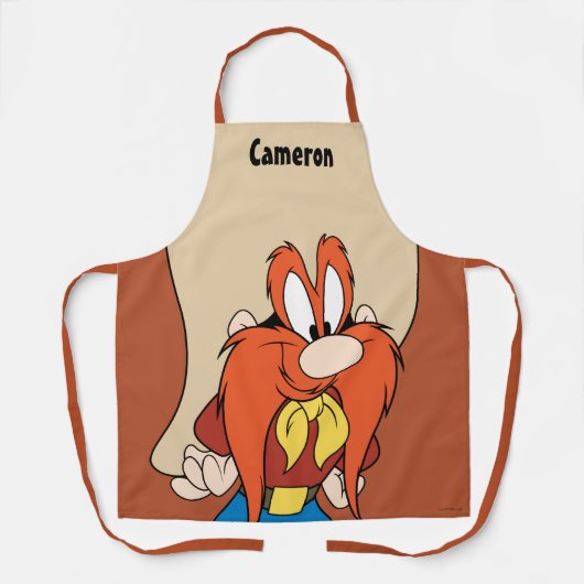 Yosemite Sam Hands op Hips Schort (Voorkant)