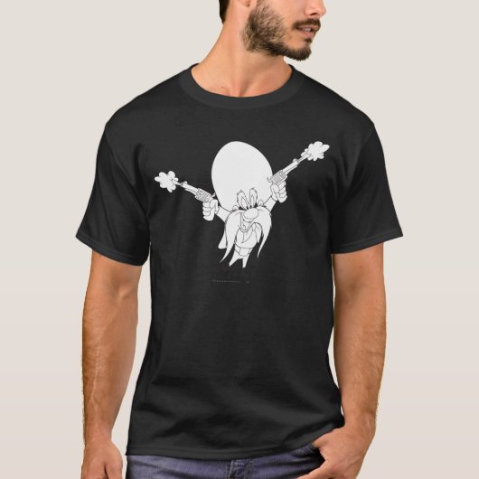 YOSEMITE SAM™ Pistolen Blazing T-shirt (Voorkant)