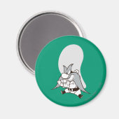 Yosemite Sam Playing Cards Magneet (Voorkant / Achterkant)