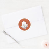 Yosemite Sam Roking Pistolen Ronde Sticker (Envelop)