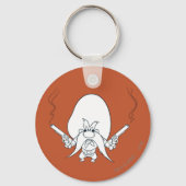 Yosemite Sam Roking Pistolen Sleutelhanger (Voorkant)