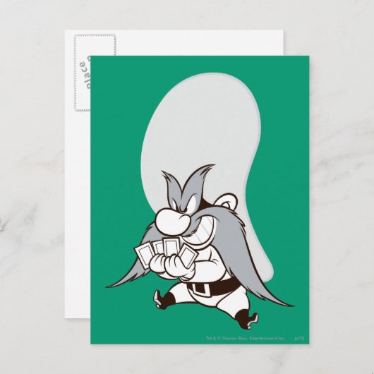 Yosemite Sam speelkaartjes Briefkaart (Voorkant / Achterkant)